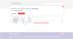 Desktop Screenshot of ishida.com